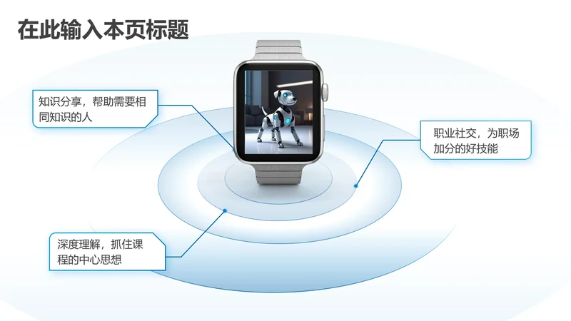 产品介绍-蓝色简约风3项