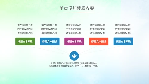 精美时尚水彩音乐艺术培训PPT模板