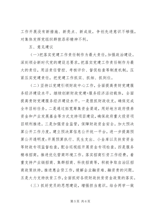 党建工作研讨会暨“加强党的政治建设”专题.docx