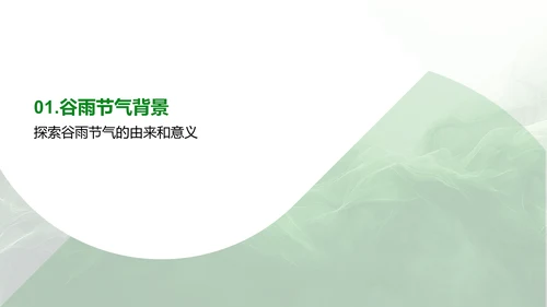 谷雨季节气候农事PPT模板