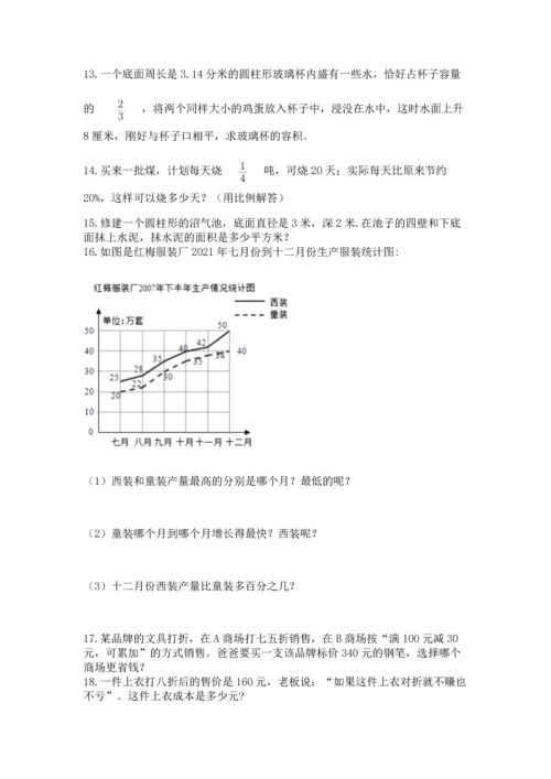 小升初数学应用题50道（有一套）.docx