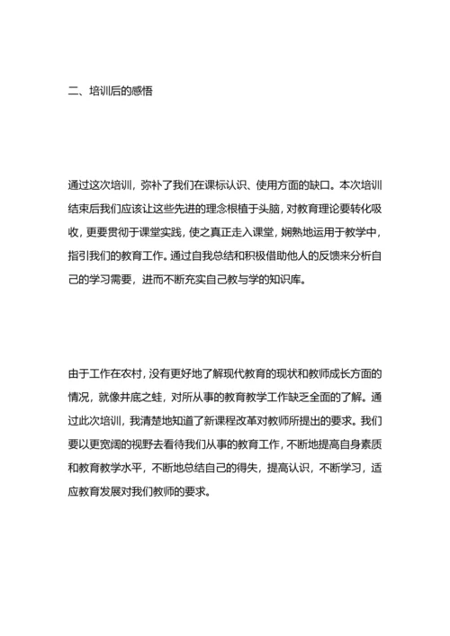 初中地理国培研修总结.docx
