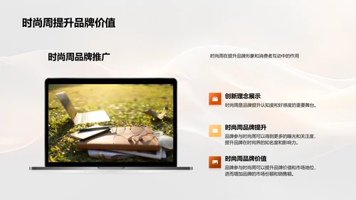 时尚业务年度报告PPT模板