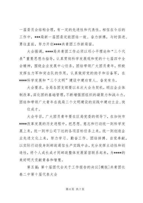 团代会工作报告决议.docx