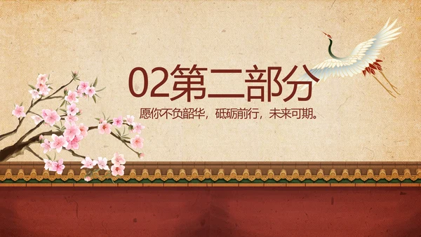 传统宫廷风格故宫文化动态PPT