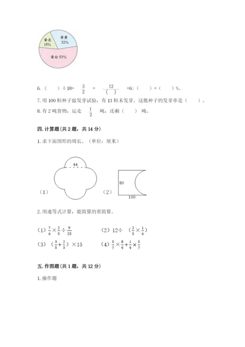 小学六年级数学上册期末考试卷附答案（模拟题）.docx