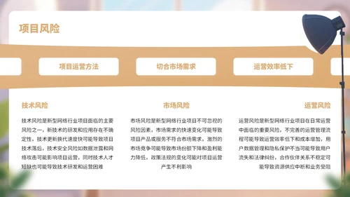 棕色卡通风网络行业商业计划书PPT