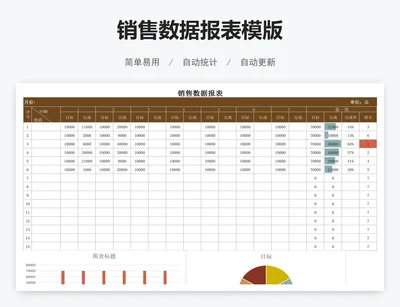 销售数据报表模版