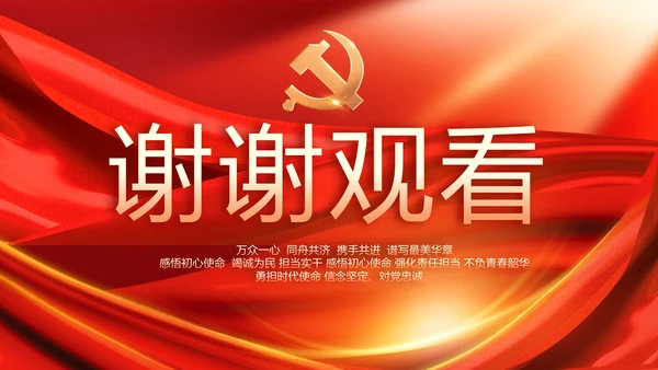 党支部党员大会工作总结汇报动态PPT