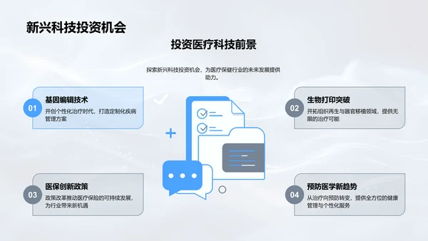 医保行业总结报告PPT模板