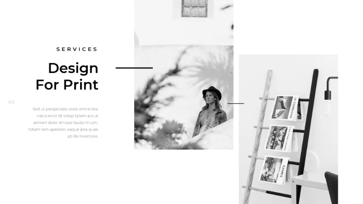 创意黑白调极简主义公司简介动态PPT模板