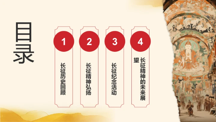 长征纪念日主题教育PPT模板