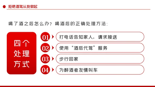 党员干部敲响酒驾警钟坚决杜绝酒驾PPT模板