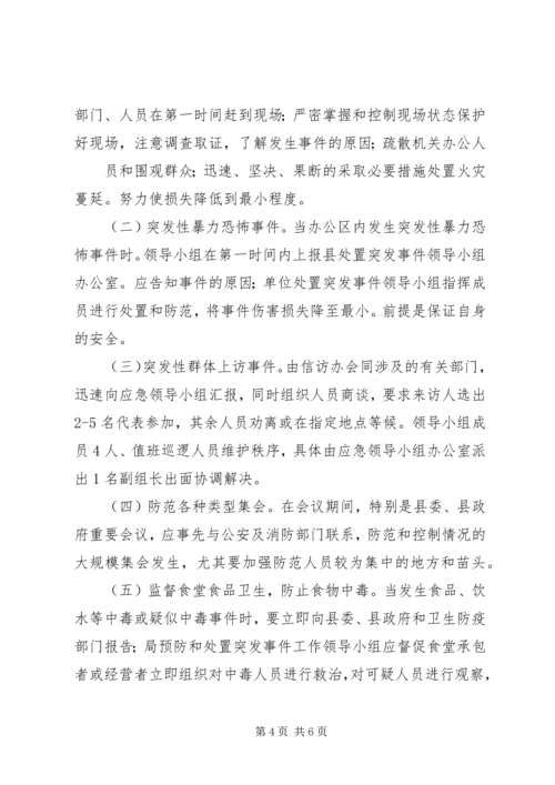 舆情突发事件处置预案 (4).docx