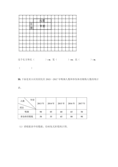 人教版五年级下册数学应用题专项练习及答案【全国通用】.docx