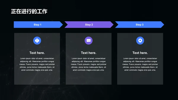 黑色现代商务IT互联网通用工作总结