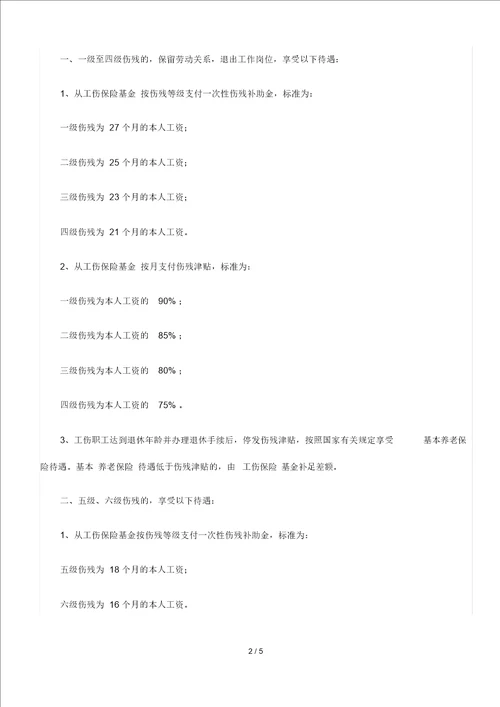 2017年最新工伤保险条例全文