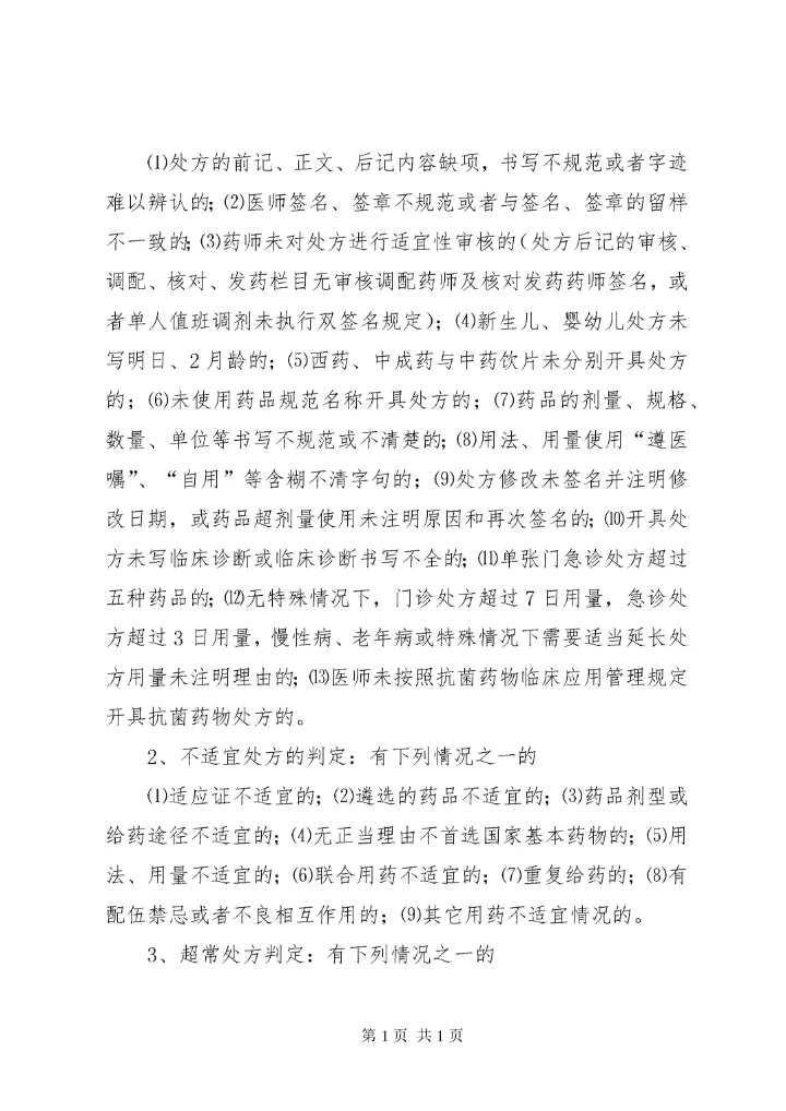 简版处方点评制度.docx