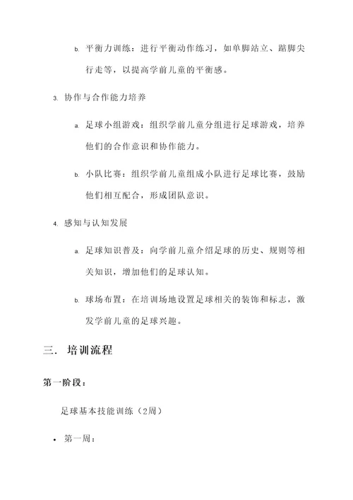 学前教育足球主题培训方案