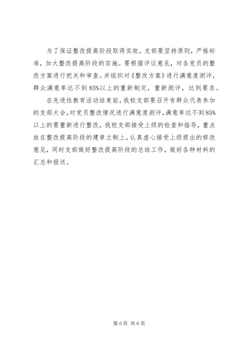 整改提高阶段工作安排意见.docx
