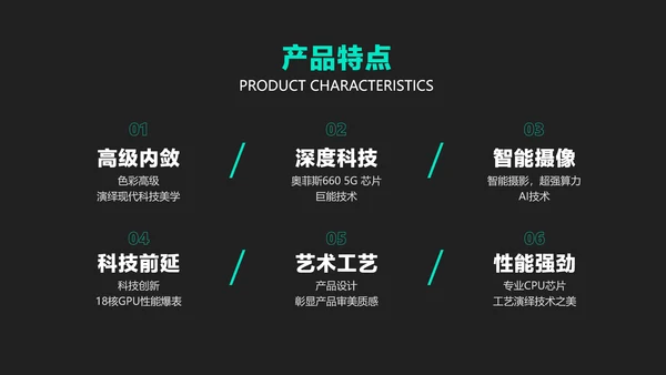黑色科技风科技数码产品介绍
