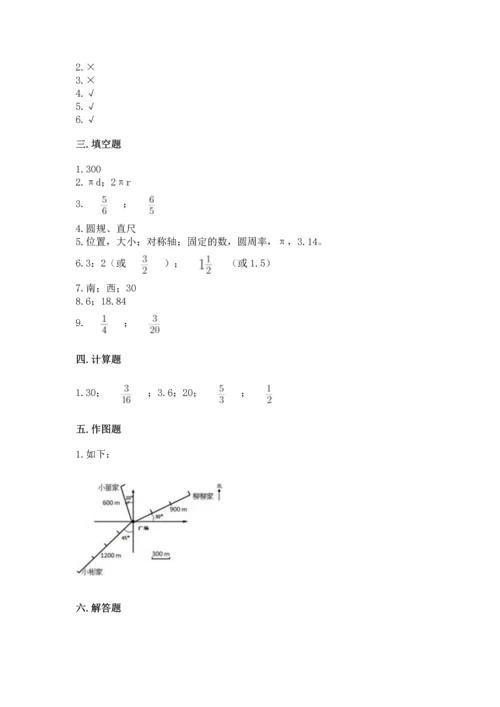 小学六年级上册数学期末测试卷及完整答案【典优】.docx