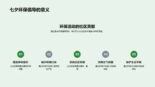七夕环保新篇章