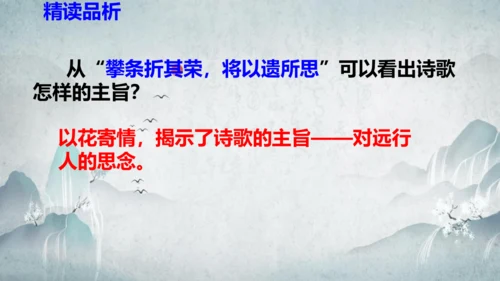 部编版八上语文第三单元课外古诗之〈庭中有奇树〉课件