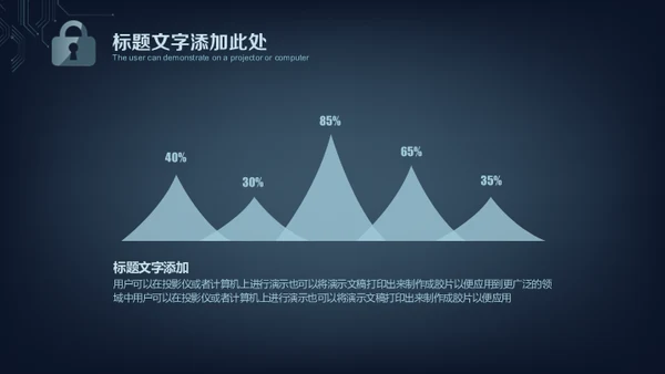 网络安全锁电子电路项目计划书通用PPT模板