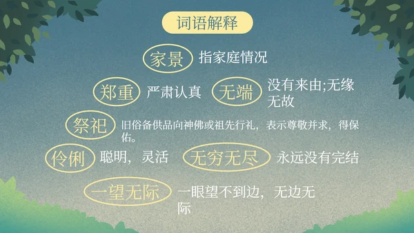 部编版语文六年级上册少年闰土课件PPT模板