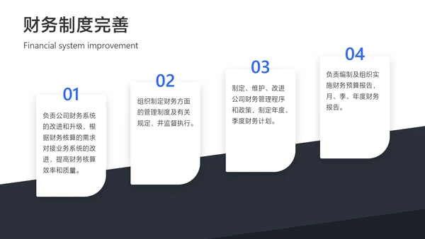 简约风财务会计年终总结