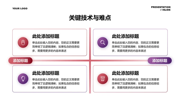 极简风格毕业答辩通用PPT演示模板