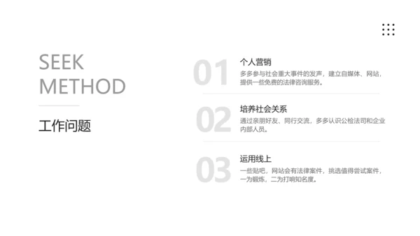 黑白简约通用律师法律法务总结PPT模板