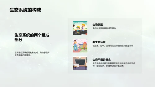 生态平衡教育讲座PPT模板