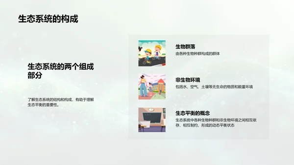 生态平衡教育讲座PPT模板
