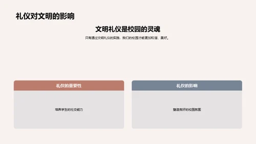 校园文化与礼仪