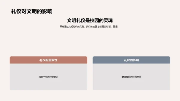 校园文化与礼仪