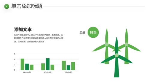 绿色环境整治环保生态文明城市PPT模板