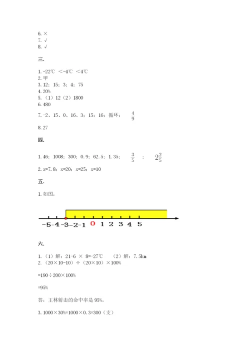 贵州省贵阳市小升初数学试卷精品（精选题）.docx