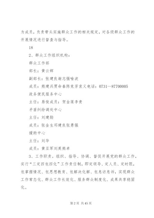 双江口镇群众工作部实施方案.docx