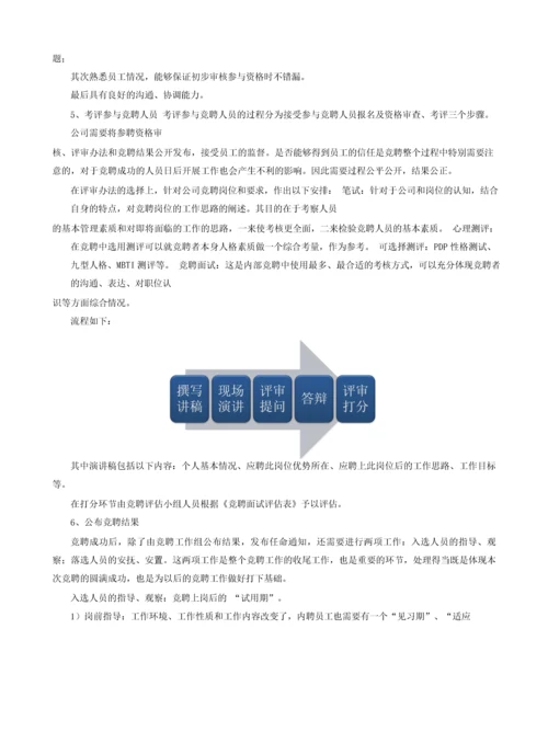 企业内部竞聘流程设计.docx