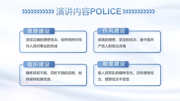 蓝色大气公安警察工作总结汇报动态PPT模板