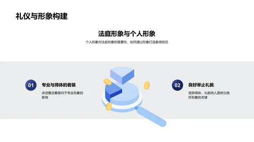 律师法庭礼仪讲座PPT模板