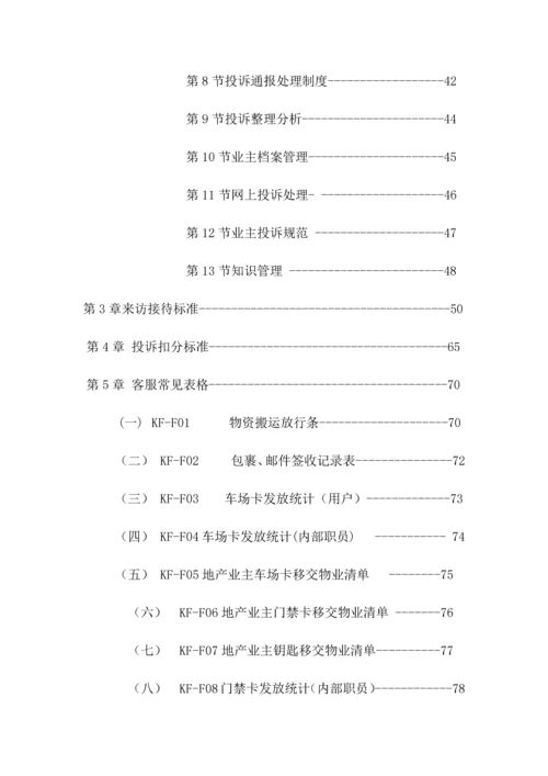 公司客服部工作手册模板.docx