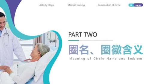 减少留置针穿刺次数商务蓝色PPT品管圈医疗质量管理品管圈