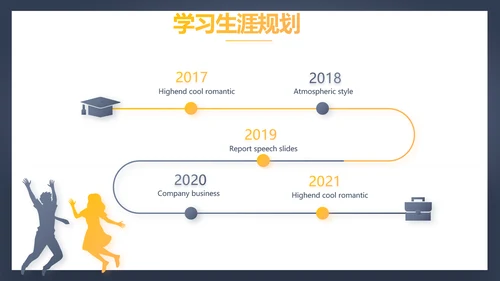 学校教育培训工作总结动态PPT模板