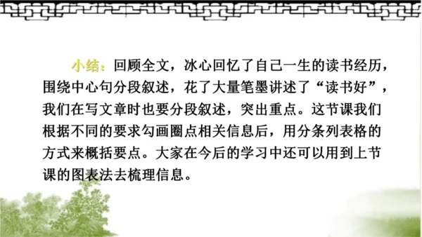 【同步课件】部编版语文五年级上册 25 忆读书 课件（2课时）