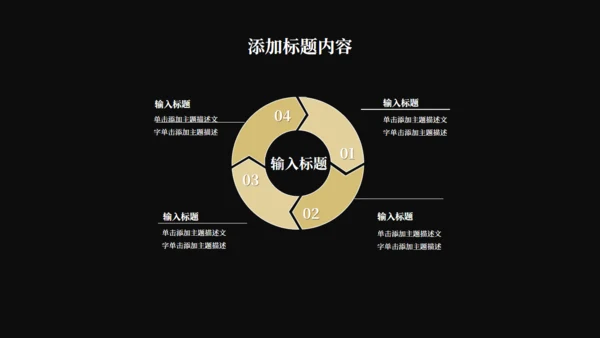 黑金奢华风公司企业宣传通用PPT模板