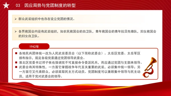 党务知识学习抗战时期的中国共产党党团制度、群众组织与党群关系PPT课件