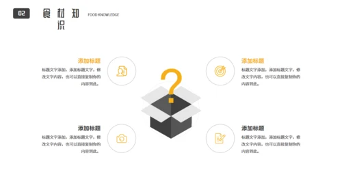 厨房食材料理制作知识分享通用PPT模板